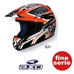 CASCO AXO CROSS SX1 NERO-ARANCIO L-60 (In Esaurimento)