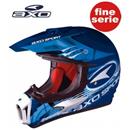 CASCO AXO CROSS SX2 NERO-BLU S-56 (In Esaurimento)