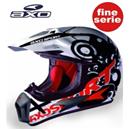 CASCO AXO CROSS SX2 NERO-GRIGIO S-56 (In Esaurimento)