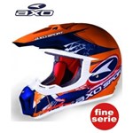 CASCO AXO CROSS SX2 NERO-ARANCIO M-58 (In Esaurimento)