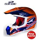 CASCO AXO CROSS SX2 NERO-ARANCIO M-58 (In Esaurimento)