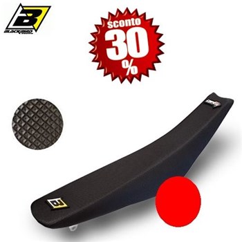 COPERTINA SELLA HONDA CR 125-250 02>07 - CRF 450 02>07 NERO-ROSSO (In Es