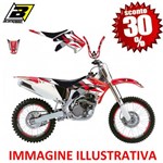 KIT ADESIVI HONDA CRF 450R 05>08 NERO-ROSSO (In Esaurimento) KIT ADESIVI HONDA CRF 450R 05>08 NERO-ROSSO (In Esaurimento)