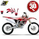 KIT ADESIVI HONDA CRF 450R 05>08 ROSSO-NERO DREAM