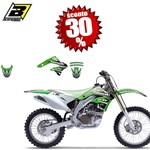 KIT ADESIVI KAWASAKI KXF 450 06>08 VERDE-NERO DREAM (In Esaurimento)