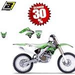 KIT ADESIVI KAWASAKI KXF 250 06>08 VERDE-NERO DREAM (In Esaurimento)