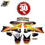 KIT ADESIVI KTM SXF 01>04 ARANCIO-NERO (In Esaurimento)