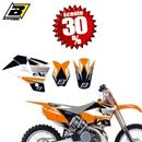 KIT ADESIVI KTM EXC 08>10 ARANCIO-NERO DREAM (In Esaurimento)