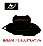 KIT ADESIVI TABELLE PORTANUMERO KAWASAKI KX 125-250 03>08 NERO