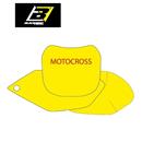 KIT ADESIVI TABELLE PORTANUMERO KAWASAKI KX 125-250 03>08 GIALLO