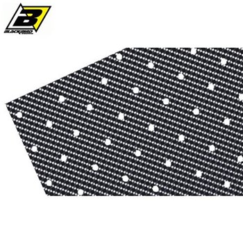 FOGLI ADESIVI EFFETTO CARBONIO FORATI (CONF.2 PZ.) 47 X 33 CM