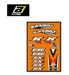 KIT GRAFICHE UNIVERSALE KTM SX-EXC ARANCIO KIT GRAFICHE UNIVERSALE KTM SX-EXC ARANCIO