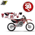 KIT ADESIVI COMPLETO TRIBAL HONDA CR 125-250 02>07 ROSSO (In Esaurimento