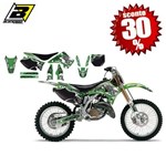 KIT ADESIVI COMPLETO TRIBAL KAWASAKI KX 125-250 03>08 VERDE (In Esaurime KIT ADESIVI COMPLETO TRIBAL KAWASAKI KX 125-250 03>08 VERDE (In Esaurime