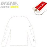 MAGLIA T-SHIRT BM/E 6-02 LOGO BIANCO M-48 (In Esaurimento)