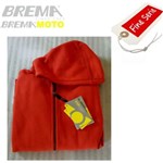 FELPA CON ZIP C/CAPUCCIO BM651 ROSSO TG. L (In Esaurimento)