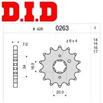 PIGNONE DID PROF. YAMAHA 125 TT-R 125 2002-2004(in esaurimento)