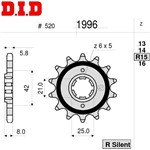 PIGNONE DID PROF. YAMAHA 400 XJR 400 Japan 1993-