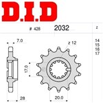PIGNONE DID PROF. GILERA 125 FAST BIKE 125 1986-1987(IN ESAURIMENTO)