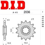 PIGNONE DID PROF. APRILIA 50 ET 50 TUAREG 1985-