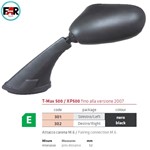 SPECCHIO SX NERO YAMAHA T-MAX 500 FINO ALLA VERSIONE 2007 SPECCHIO SX NERO YAMAHA T-MAX 500 FINO ALLA VERSIONE 2007