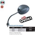 SPECCHIO RETROVISORE DX PIAGGIO ZIP 50-SP-125 M.8 NERO (In Esaurimento)