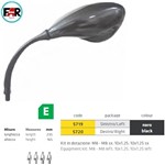 SPECCHIO UNIVERSALE DX NERO DUCATI MONSTER 620 IE MANUBRIO OMOLOGATO