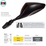 SPECCHIO UNIVERSALE DX CARBONIO DA CARENA FORMA APPUNTITA SPECCHIO UNIVERSALE DX CARBONIO DA CARENA FORMA APPUNTITA