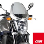 SPOILER UNIVERSALE FUME' CON MODELLO VERNICIATO GRIGIO