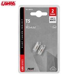 12V Micro lampada zoccolo plastica 1 Led - (T5) - W2x4,6d - 2 pz - Bianc 12V Micro lampada zoccolo plastica 1 Led - (T5) - W2x4,6d - 2 pz - Bianc