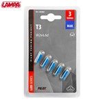 12V Kit Lampade cruscotto 1 Led - (T3) - W2x4,6d - 5 pz - D/Blister Blu 12V Kit Lampade cruscotto 1 Led - (T3) - W2x4,6d - 5 pz - D/Blister Blu