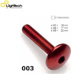 VITE TESTA PIANA 003 M6 X 15 ROSSO