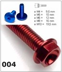 VITE TESTA ESAGONALE 004 M6 X 10 BLU