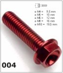 VITE TESTA ESAGONALE 004 M6 X 35 ROSSO