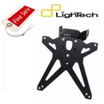 PORTA TARGA REGOLABILE KAWASAKI ZX 6R 07>08 C/FANALE RACING (In Esaurime