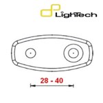 ADATTATORI PER SPECCHIO BASE PICCOLA 28-40