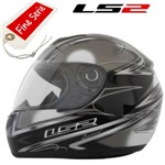 CASCO LS2 INTEGRALE STRADA DIAMOND NERO-GRIGIO XL-61 (In Esaurimento)