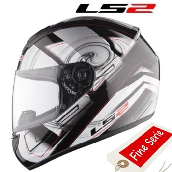 CASCO LS2 INTEGRALE STRADA IRON NERO-BIANCO XL-61 (In Esaurimento)
