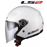 LS2 JET VISIERA LUNGA TRACK BIANCO LUCIDO L (In Esaurimento)