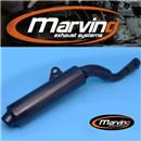 MARMITTA YAMAHA XT 600 TENERE 84>88 SINGOLA EDR NERO