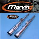 MARMITTA HONDA CB 250-400 SINGOLA CROMO