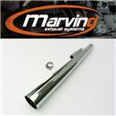 MARMITTA HONDA CBX 125 SINGOLA CROMO