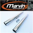 MARMITTA KAWASAKI Z 400J / 500 COPPIA MARVI CROMO