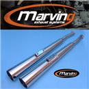 MARMITTA KAWASAKI Z 650F / 750 COPPIA MARVI CROMO