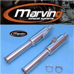 MARMITTA KAWASAKI VN 750 TWIN COPPIA MARVI CROMO MARMITTA KAWASAKI VN 750 TWIN COPPIA MARVI CROMO