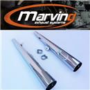 MARMITTA GS 400 1977/1979 SUZUKI Moto stradale COPPIA MARVI CROMO