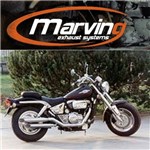 MARMITTA SUZUKI VZ 800 MARAUDER 97>98 COPPIA LEGEND CROMO NO OMOL.