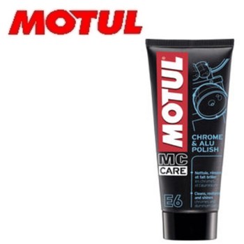 MOTUL E6 CHROME ALUPOLISH - PASTA PER CROMATURE E ALLUMINIO CONF. 100ML.