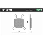 PASTIGLIE FRENO - ATK (USA)  ATK 560 86  =>   P   BETA  MS 50 80  =>