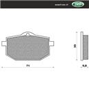 PASTIGLIE FRENO - MOTO GUZZI  NTX 750 90  =>   A   
YAMAHA  RT 180 90  =